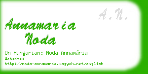 annamaria noda business card